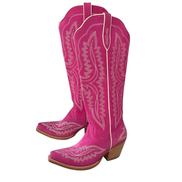 Ariat Shoes - Pink Ariat Casanova Western Cowboy Boots Sz 8